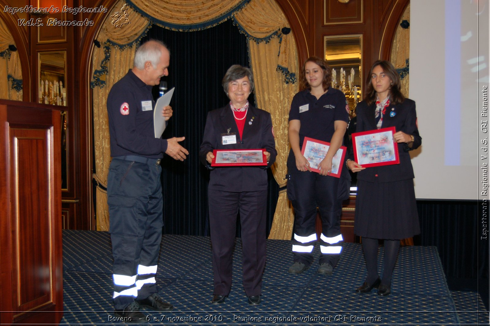 Baveno  - 6 e 7 novembre 2010 - Riunione regionale volontari CRI Piemonte -  Croce Rossa Italiana - Ispettorato Regionale Volontari del Soccorso Piemonte