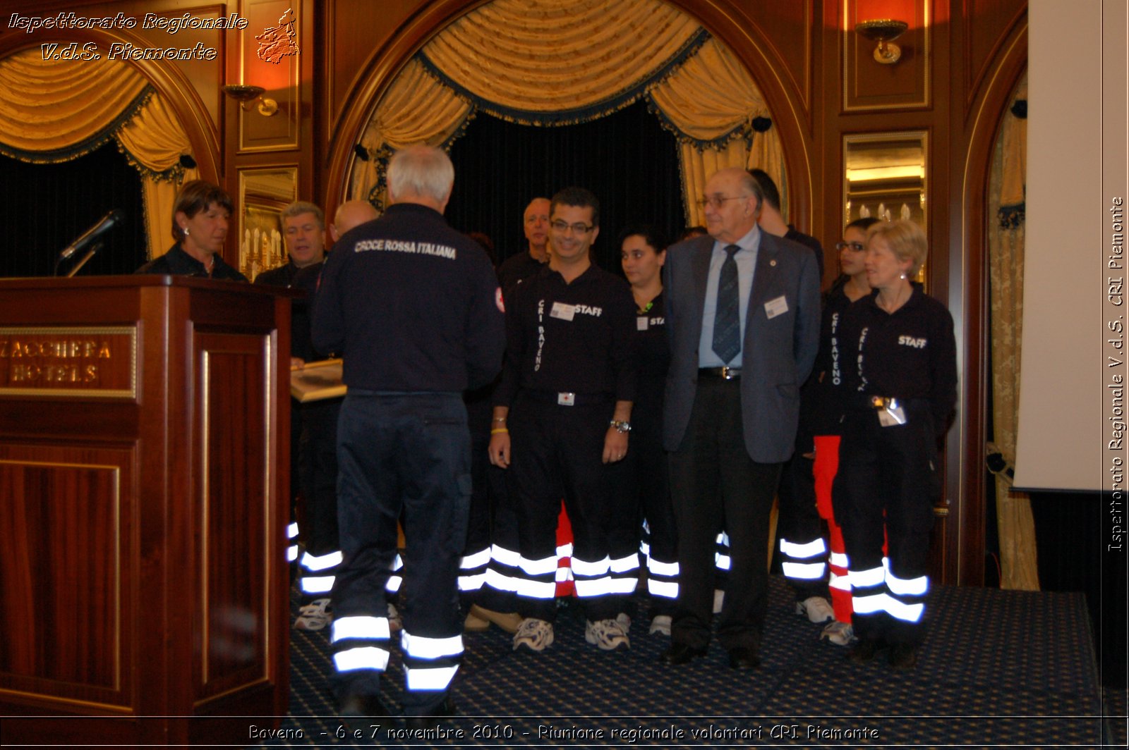 Baveno  - 6 e 7 novembre 2010 - Riunione regionale volontari CRI Piemonte -  Croce Rossa Italiana - Ispettorato Regionale Volontari del Soccorso Piemonte