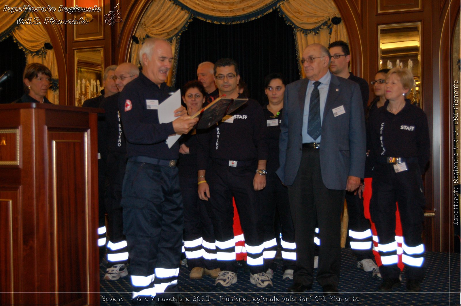 Baveno  - 6 e 7 novembre 2010 - Riunione regionale volontari CRI Piemonte -  Croce Rossa Italiana - Ispettorato Regionale Volontari del Soccorso Piemonte