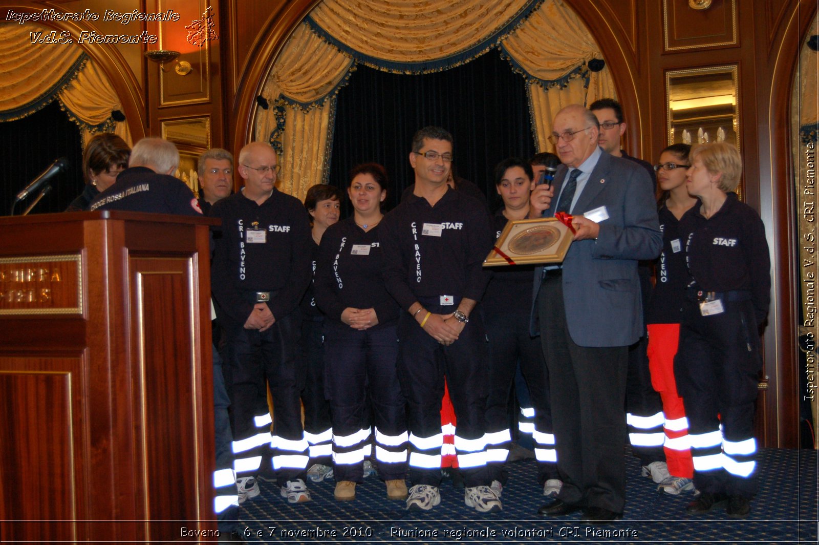 Baveno  - 6 e 7 novembre 2010 - Riunione regionale volontari CRI Piemonte -  Croce Rossa Italiana - Ispettorato Regionale Volontari del Soccorso Piemonte