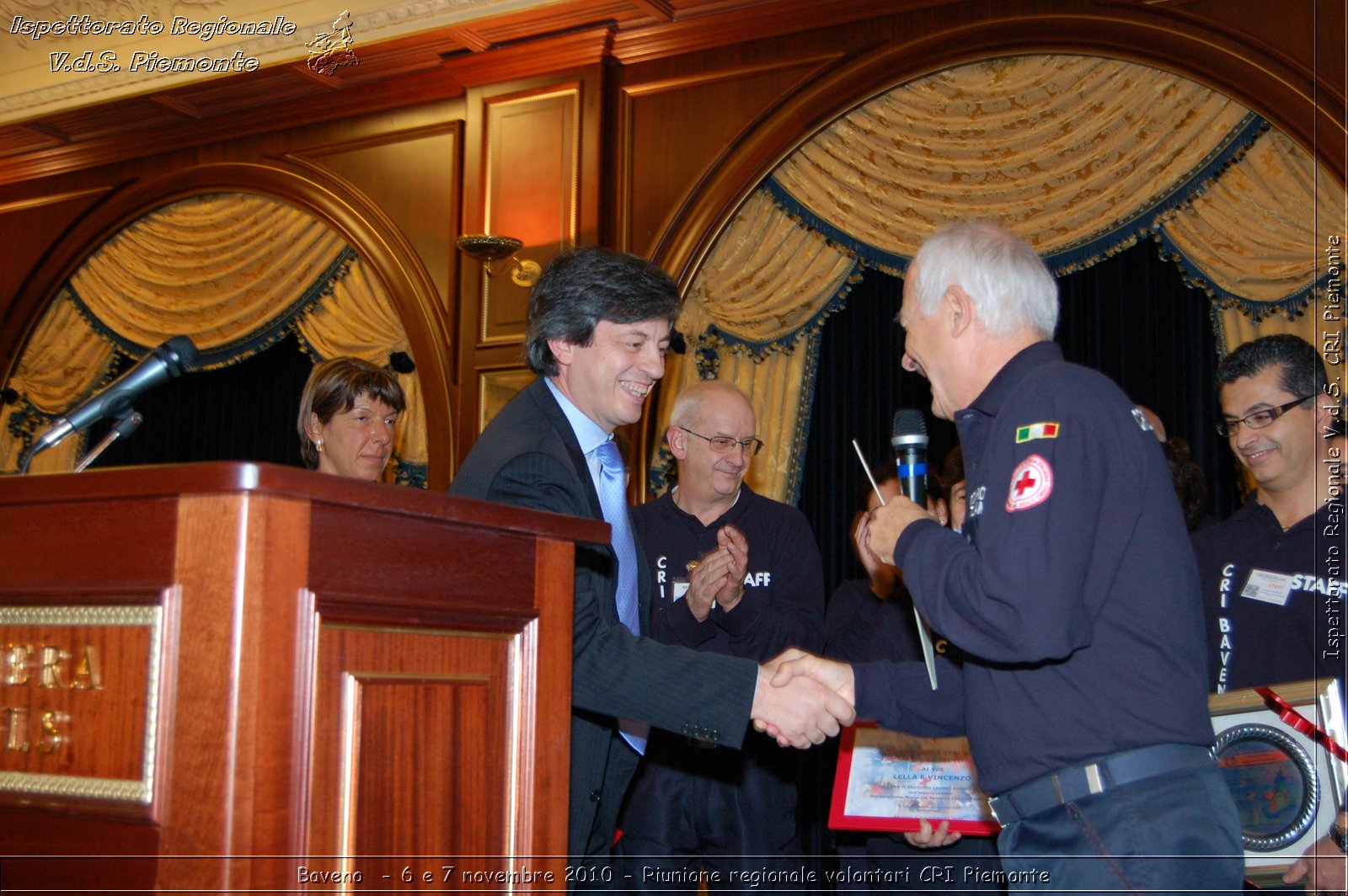 Baveno  - 6 e 7 novembre 2010 - Riunione regionale volontari CRI Piemonte -  Croce Rossa Italiana - Ispettorato Regionale Volontari del Soccorso Piemonte