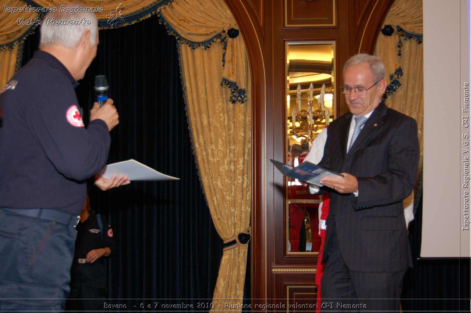 Baveno  - 6 e 7 novembre 2010 - Riunione regionale volontari CRI Piemonte -  Croce Rossa Italiana - Ispettorato Regionale Volontari del Soccorso Piemonte