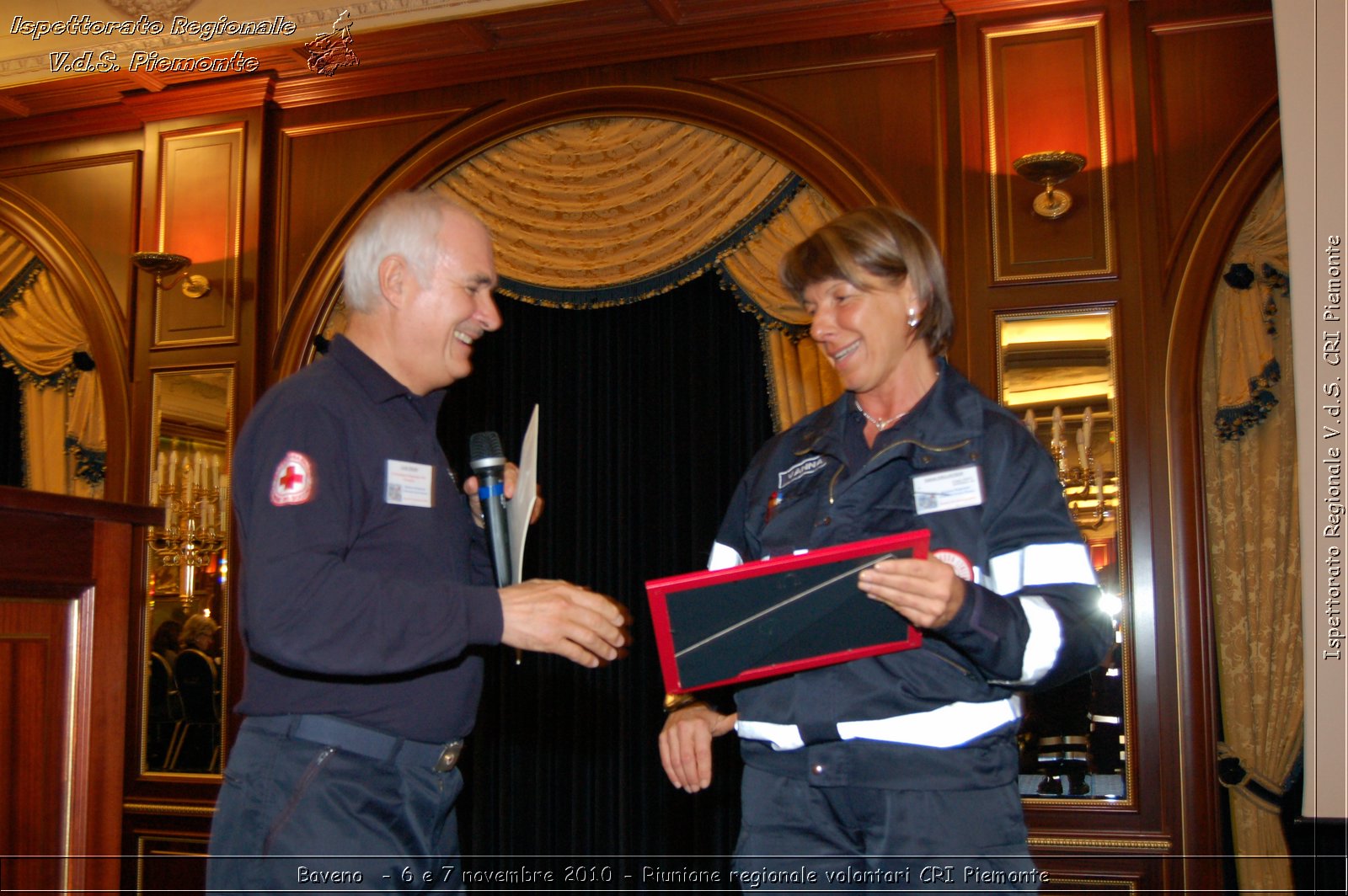 Baveno  - 6 e 7 novembre 2010 - Riunione regionale volontari CRI Piemonte -  Croce Rossa Italiana - Ispettorato Regionale Volontari del Soccorso Piemonte