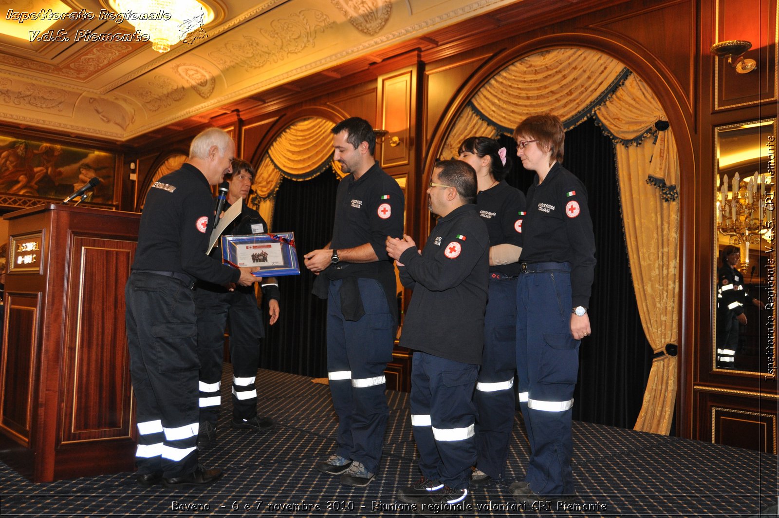 Baveno  - 6 e 7 novembre 2010 - Riunione regionale volontari CRI Piemonte -  Croce Rossa Italiana - Ispettorato Regionale Volontari del Soccorso Piemonte