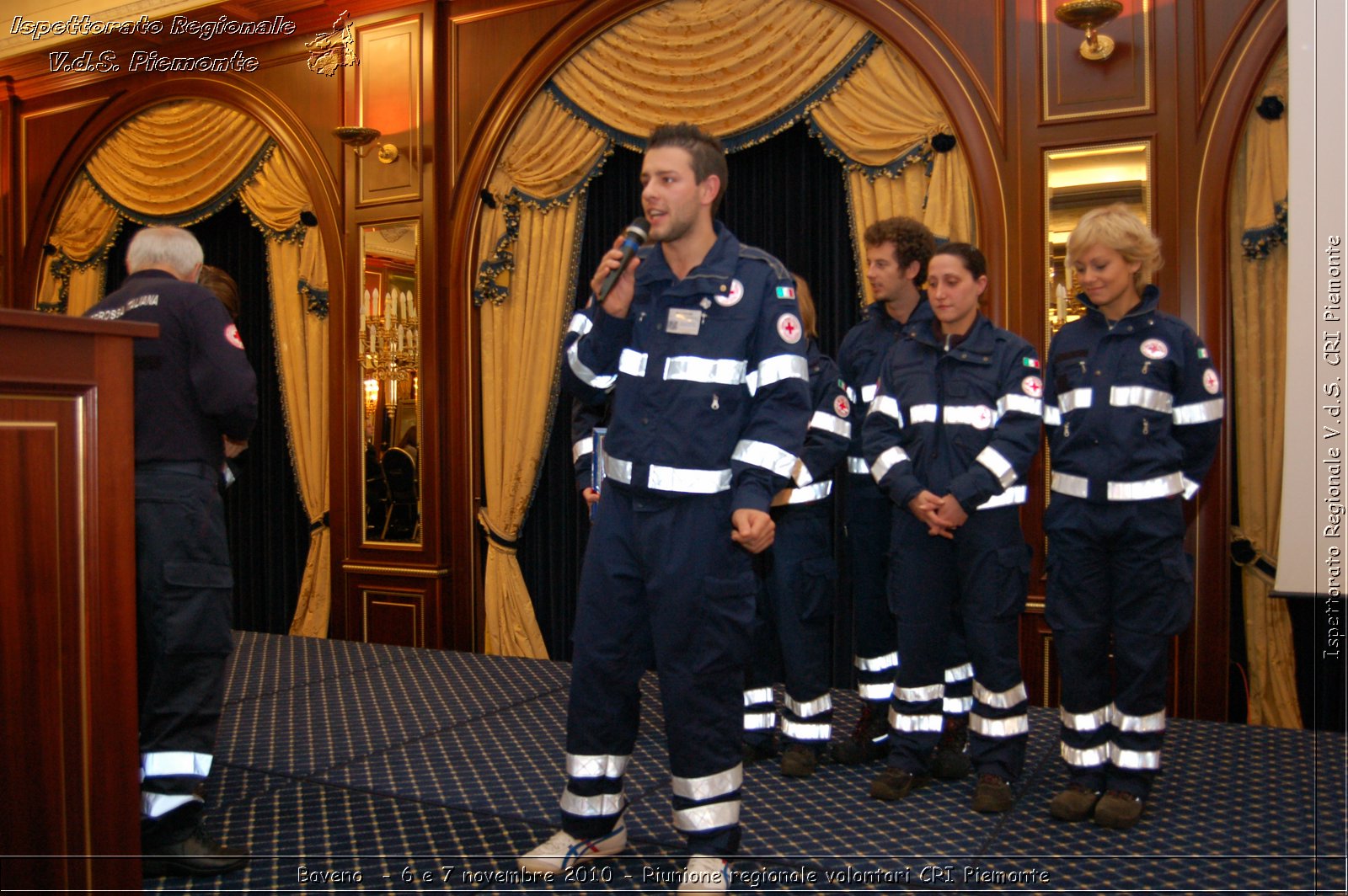 Baveno  - 6 e 7 novembre 2010 - Riunione regionale volontari CRI Piemonte -  Croce Rossa Italiana - Ispettorato Regionale Volontari del Soccorso Piemonte