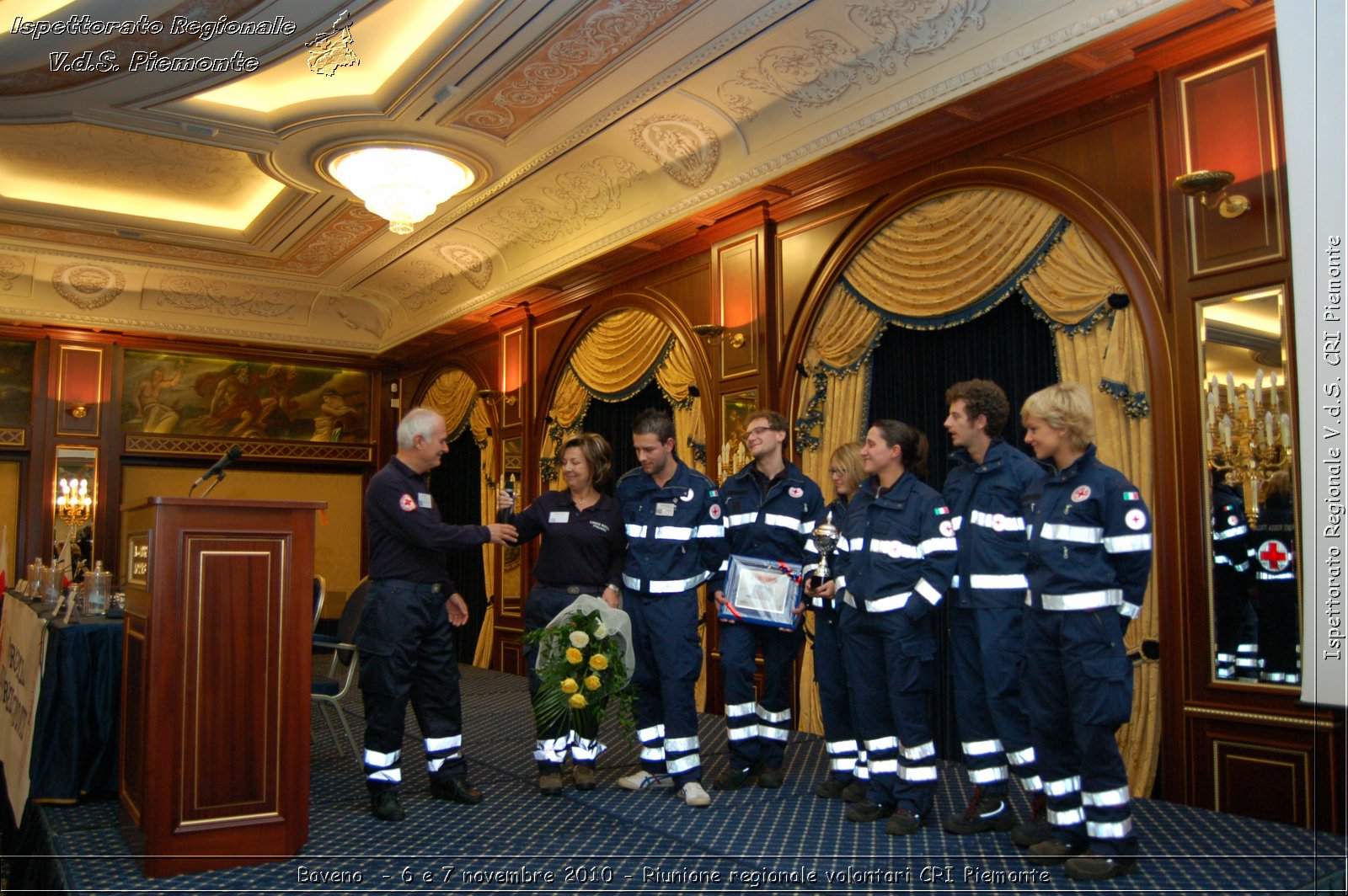 Baveno  - 6 e 7 novembre 2010 - Riunione regionale volontari CRI Piemonte -  Croce Rossa Italiana - Ispettorato Regionale Volontari del Soccorso Piemonte