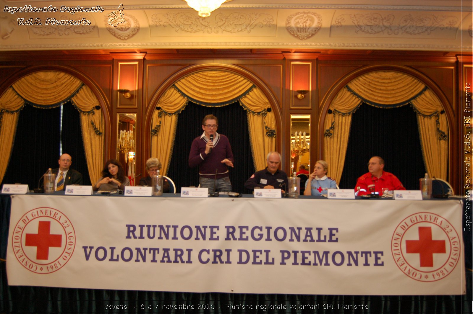 Baveno  - 6 e 7 novembre 2010 - Riunione regionale volontari CRI Piemonte -  Croce Rossa Italiana - Ispettorato Regionale Volontari del Soccorso Piemonte