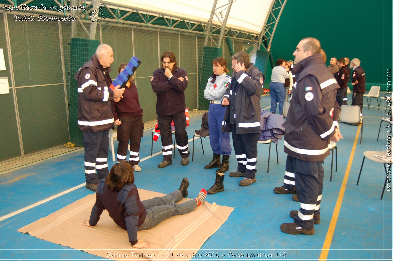 Settimo Torinese  - 11 dicembre 2010 - Corso istruttori 118 -  Croce Rossa Italiana - Ispettorato Regionale Volontari del Soccorso Piemonte