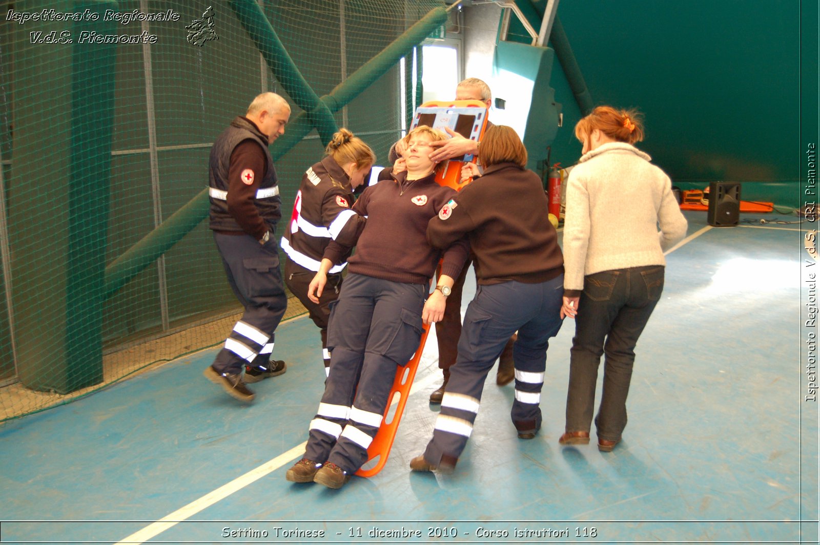 Settimo Torinese  - 11 dicembre 2010 - Corso istruttori 118 -  Croce Rossa Italiana - Ispettorato Regionale Volontari del Soccorso Piemonte