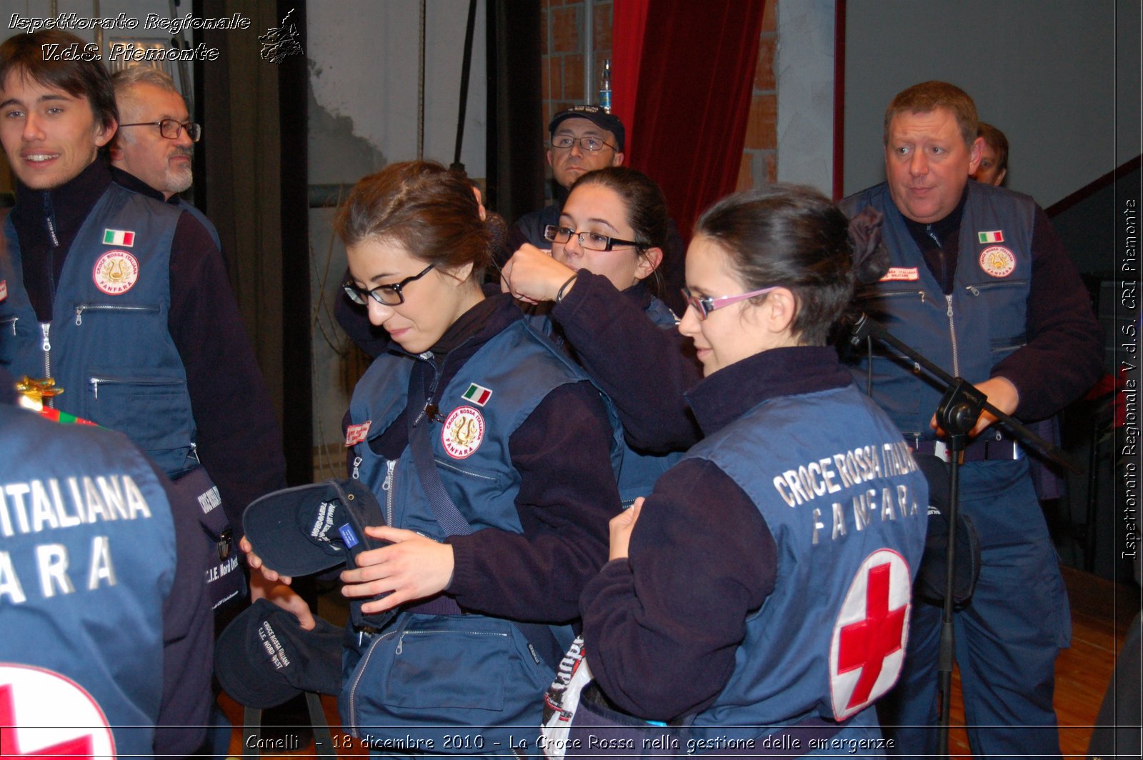 Canelli  - 18 dicembre 2010 - La Croce Rossa nella gestione delle emergenze -  Croce Rossa Italiana - Ispettorato Regionale Volontari del Soccorso Piemonte