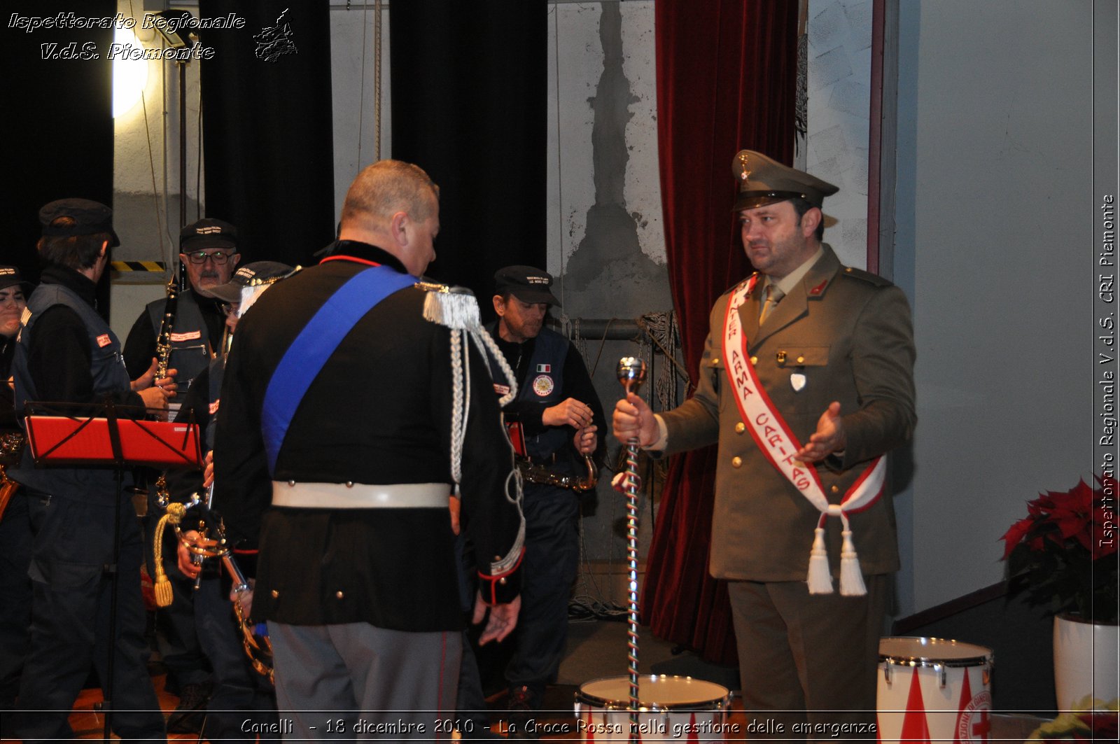 Canelli  - 18 dicembre 2010 - La Croce Rossa nella gestione delle emergenze -  Croce Rossa Italiana - Ispettorato Regionale Volontari del Soccorso Piemonte