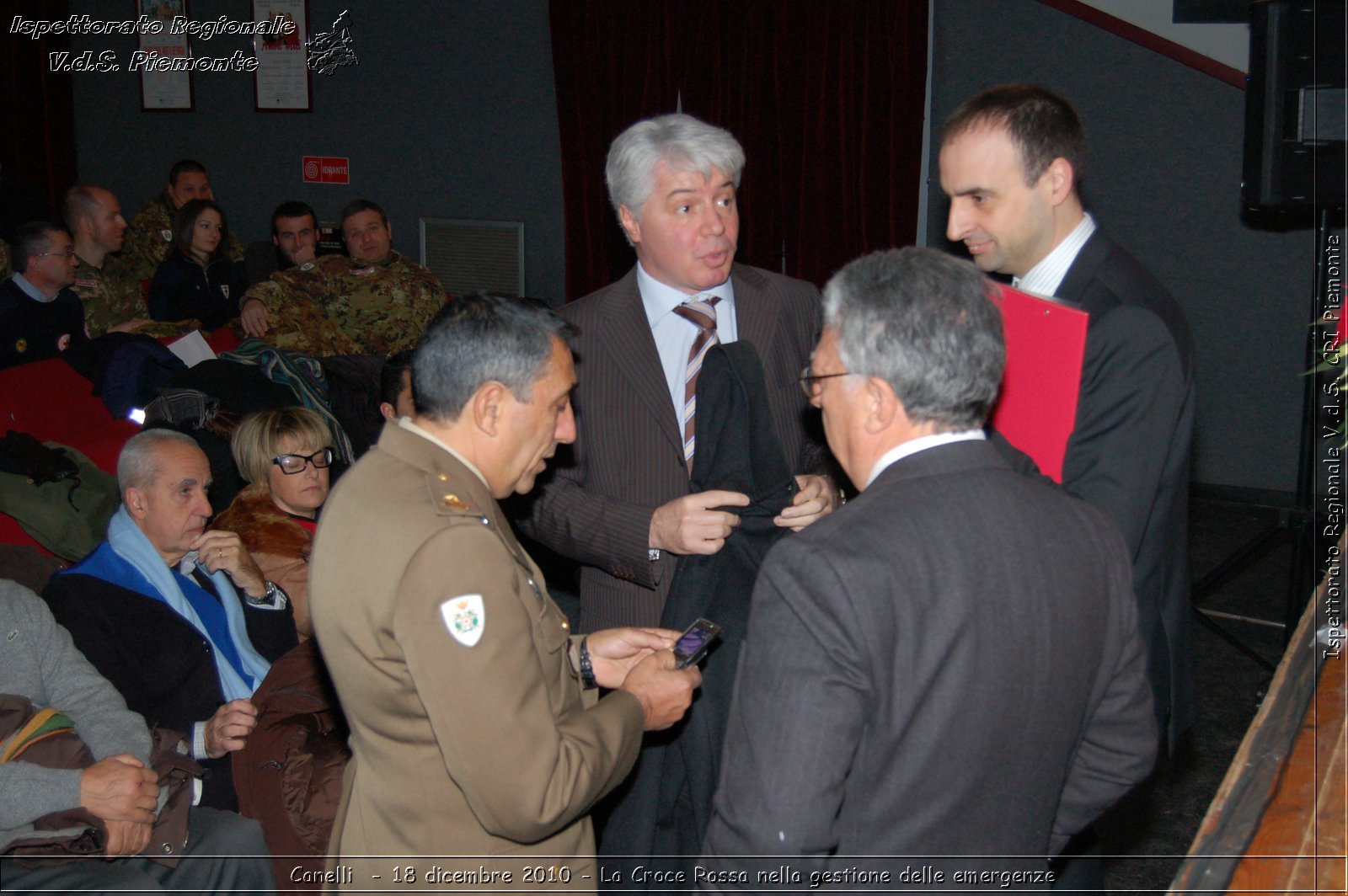 Canelli  - 18 dicembre 2010 - La Croce Rossa nella gestione delle emergenze -  Croce Rossa Italiana - Ispettorato Regionale Volontari del Soccorso Piemonte