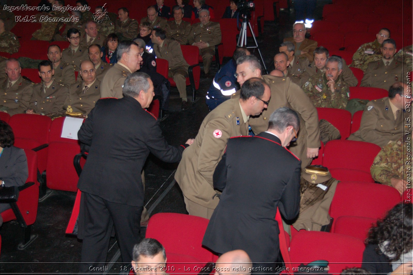 Canelli  - 18 dicembre 2010 - La Croce Rossa nella gestione delle emergenze -  Croce Rossa Italiana - Ispettorato Regionale Volontari del Soccorso Piemonte