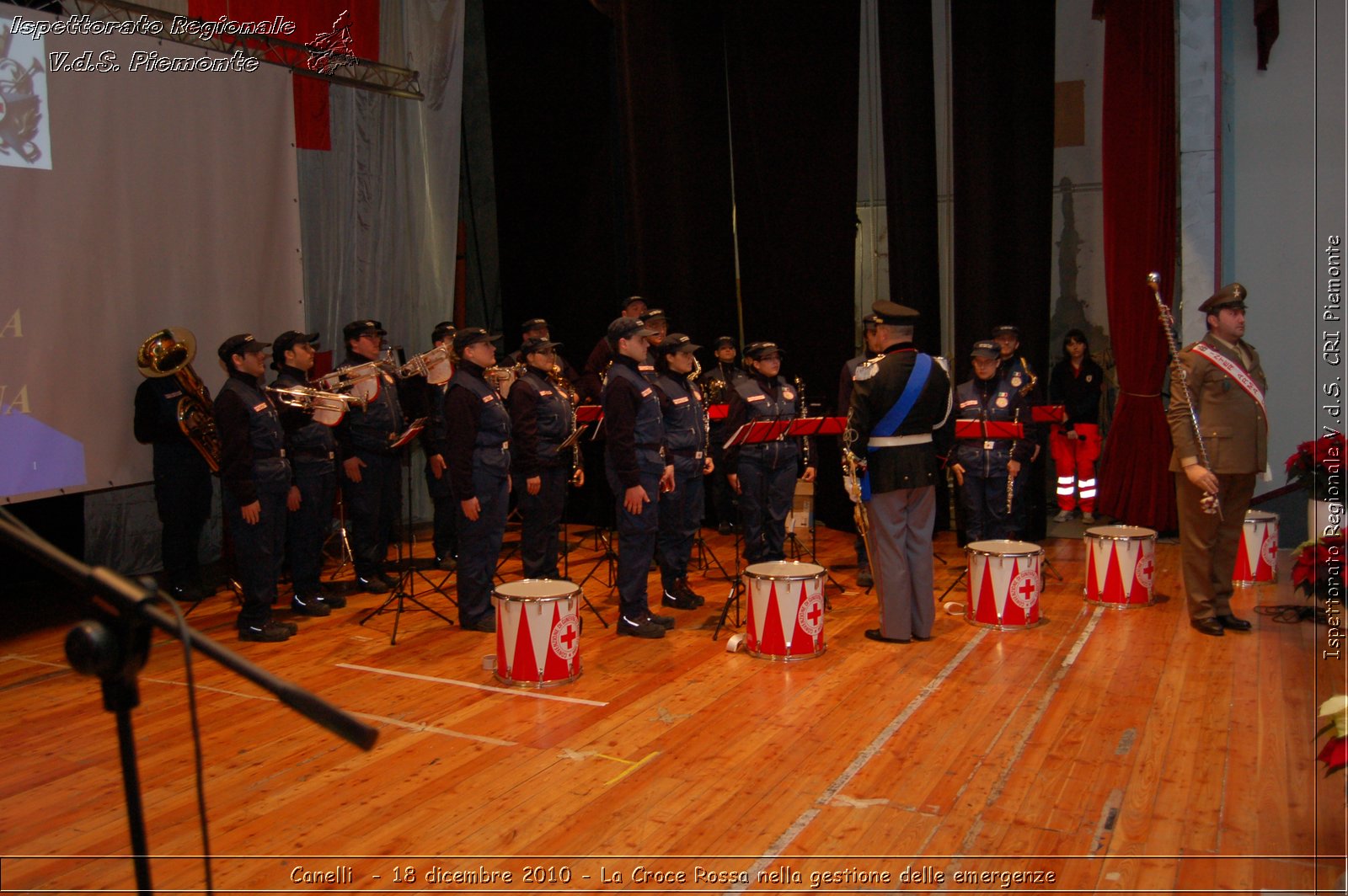 Canelli  - 18 dicembre 2010 - La Croce Rossa nella gestione delle emergenze -  Croce Rossa Italiana - Ispettorato Regionale Volontari del Soccorso Piemonte