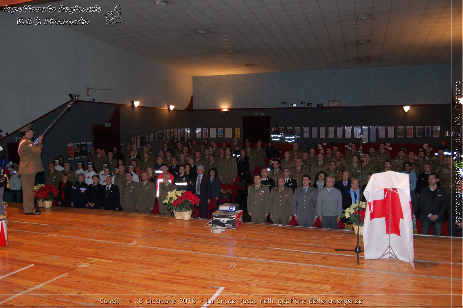 Canelli  - 18 dicembre 2010 - La Croce Rossa nella gestione delle emergenze -  Croce Rossa Italiana - Ispettorato Regionale Volontari del Soccorso Piemonte