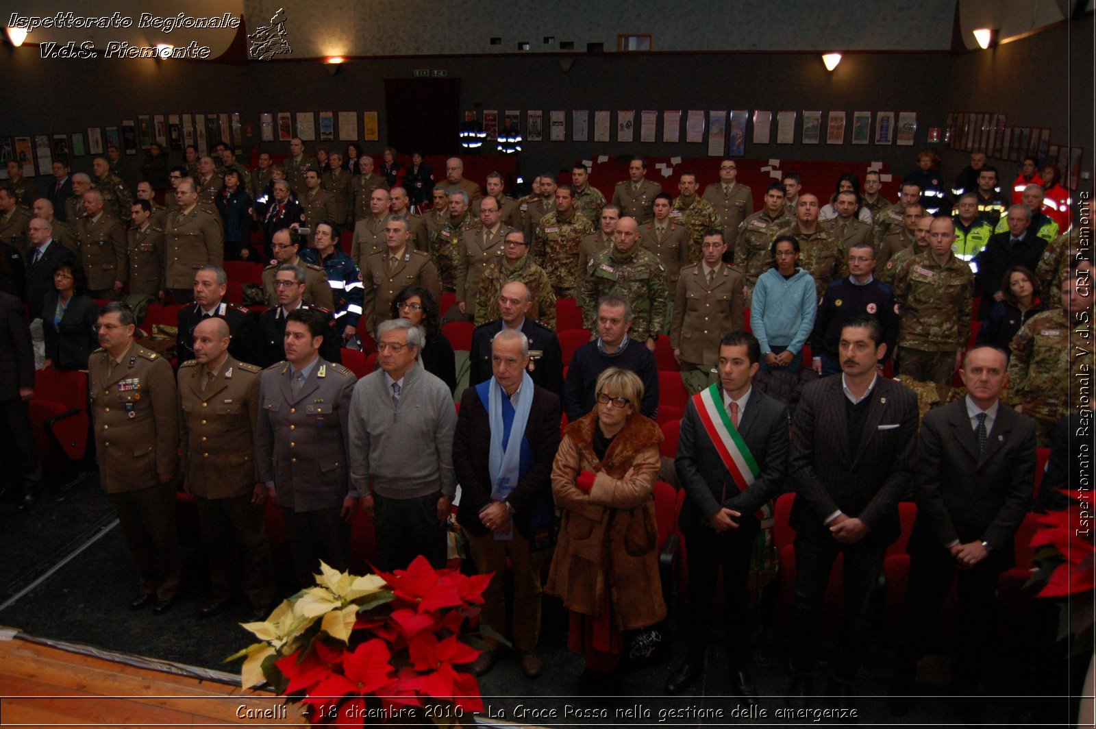 Canelli  - 18 dicembre 2010 - La Croce Rossa nella gestione delle emergenze -  Croce Rossa Italiana - Ispettorato Regionale Volontari del Soccorso Piemonte