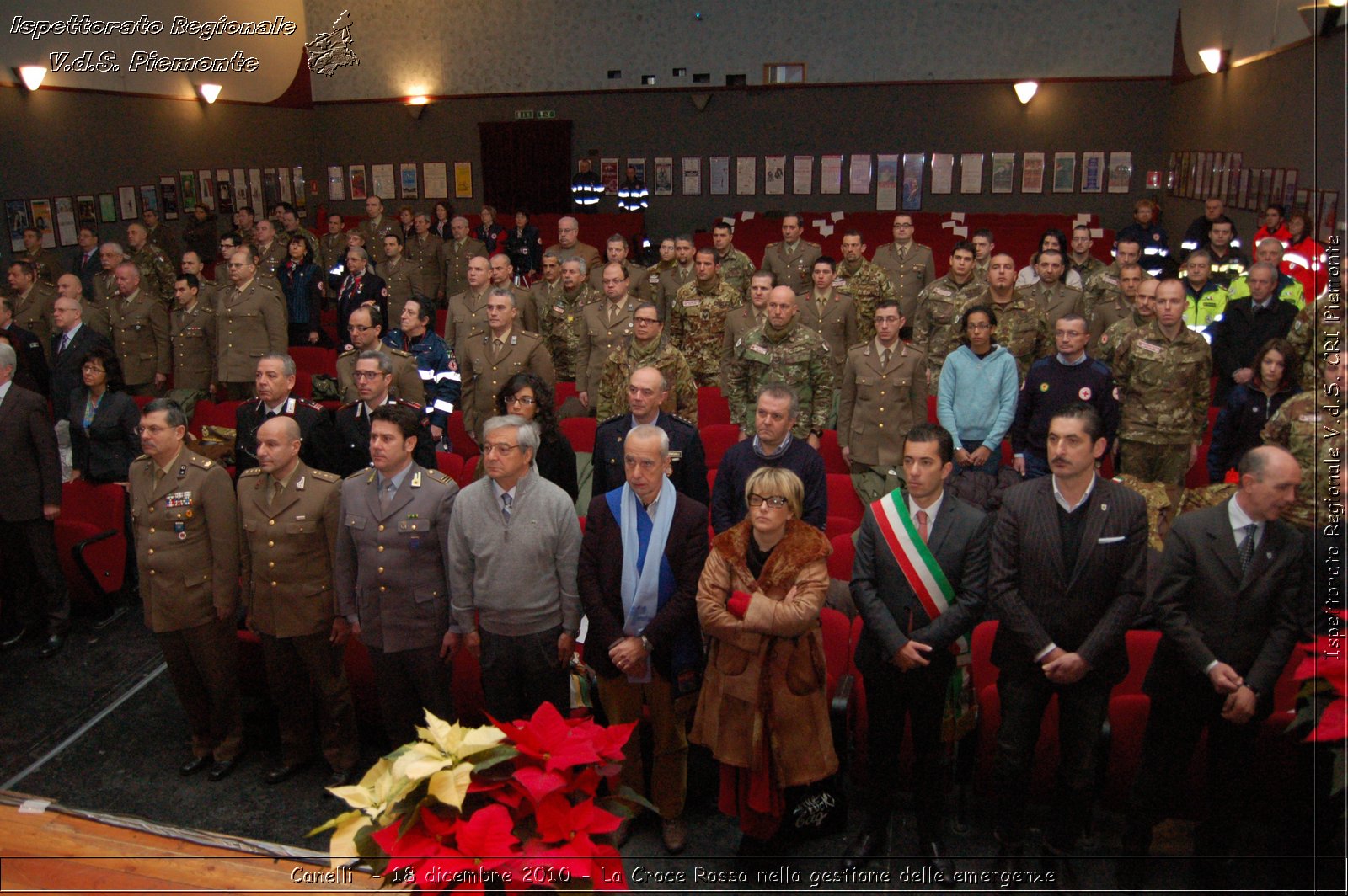 Canelli  - 18 dicembre 2010 - La Croce Rossa nella gestione delle emergenze -  Croce Rossa Italiana - Ispettorato Regionale Volontari del Soccorso Piemonte