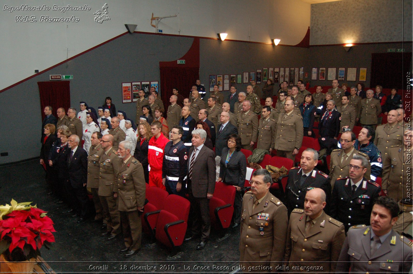 Canelli  - 18 dicembre 2010 - La Croce Rossa nella gestione delle emergenze -  Croce Rossa Italiana - Ispettorato Regionale Volontari del Soccorso Piemonte