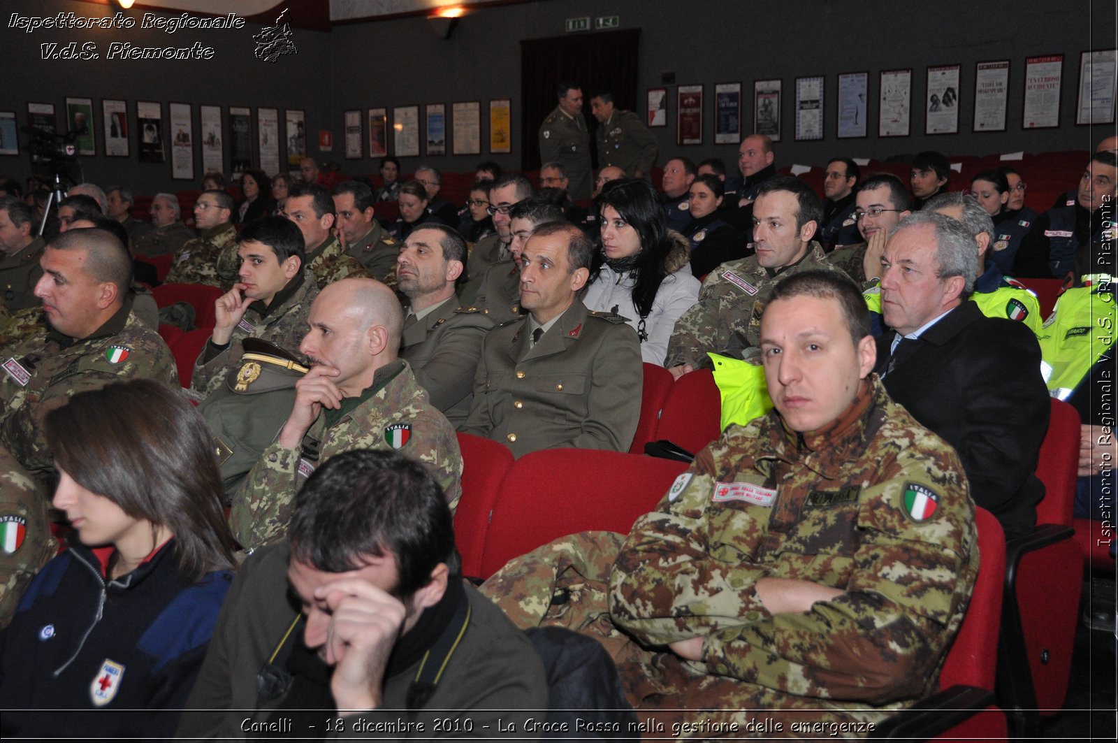 Canelli  - 18 dicembre 2010 - La Croce Rossa nella gestione delle emergenze -  Croce Rossa Italiana - Ispettorato Regionale Volontari del Soccorso Piemonte