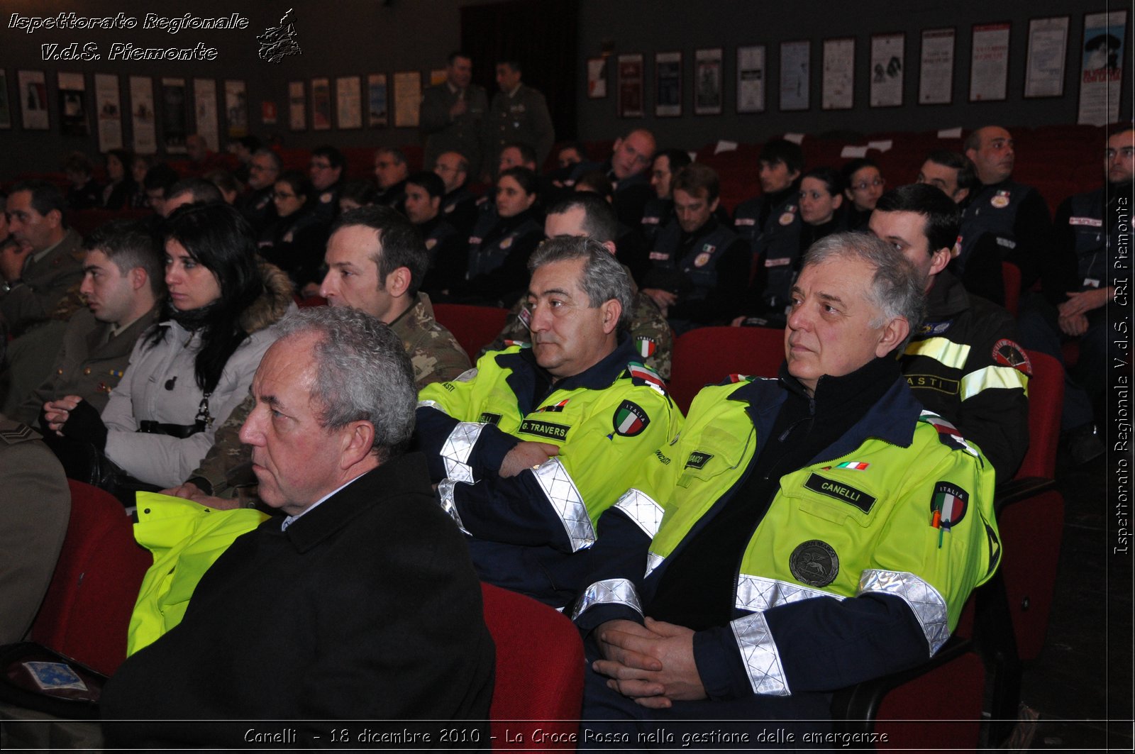 Canelli  - 18 dicembre 2010 - La Croce Rossa nella gestione delle emergenze -  Croce Rossa Italiana - Ispettorato Regionale Volontari del Soccorso Piemonte