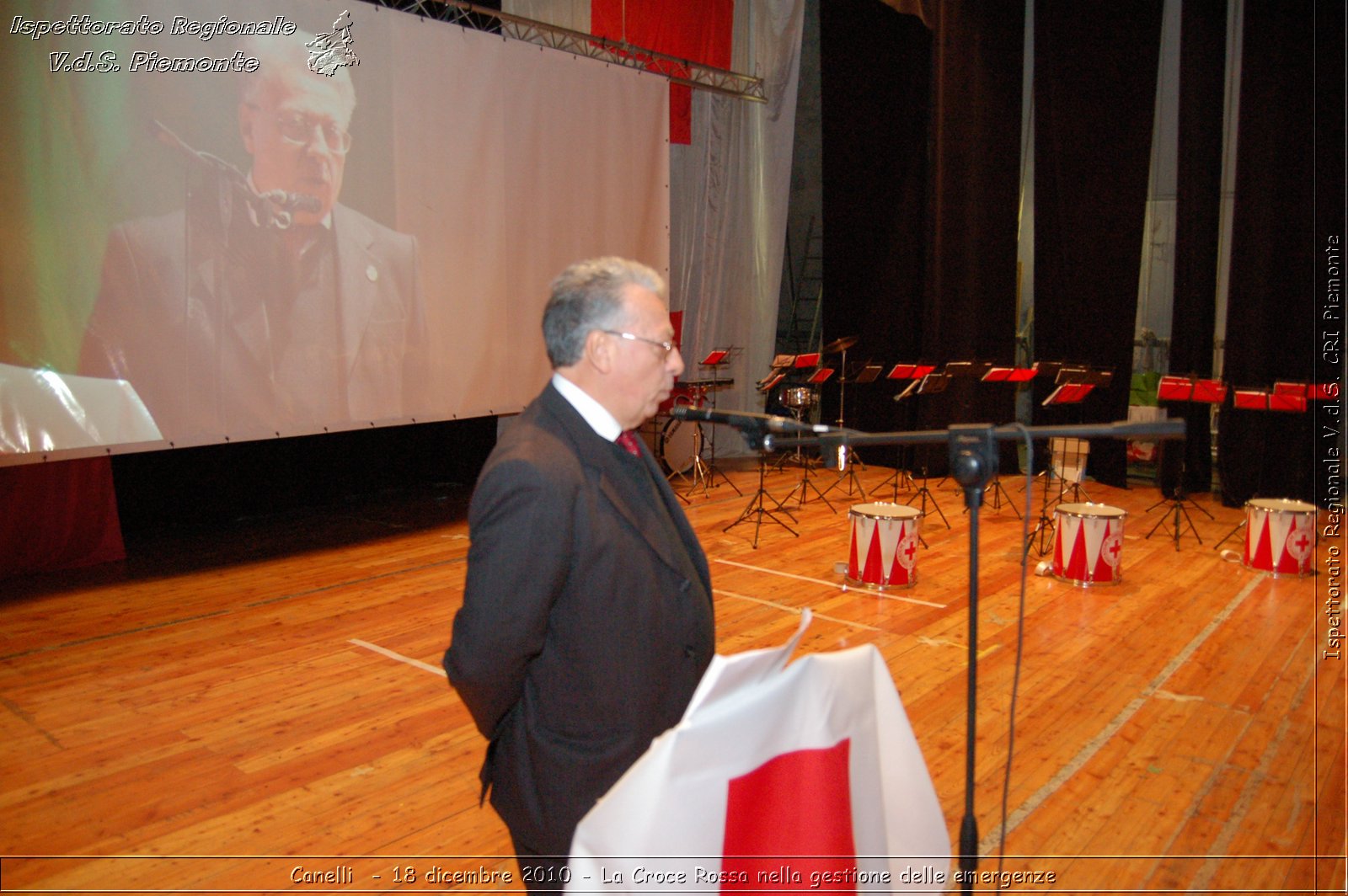 Canelli  - 18 dicembre 2010 - La Croce Rossa nella gestione delle emergenze -  Croce Rossa Italiana - Ispettorato Regionale Volontari del Soccorso Piemonte