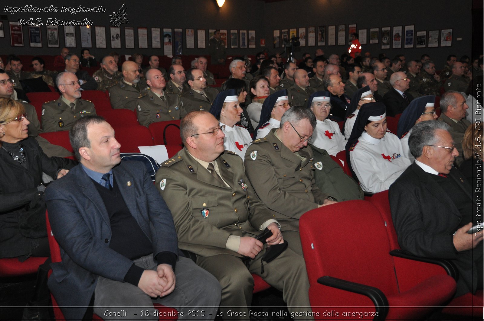 Canelli  - 18 dicembre 2010 - La Croce Rossa nella gestione delle emergenze -  Croce Rossa Italiana - Ispettorato Regionale Volontari del Soccorso Piemonte