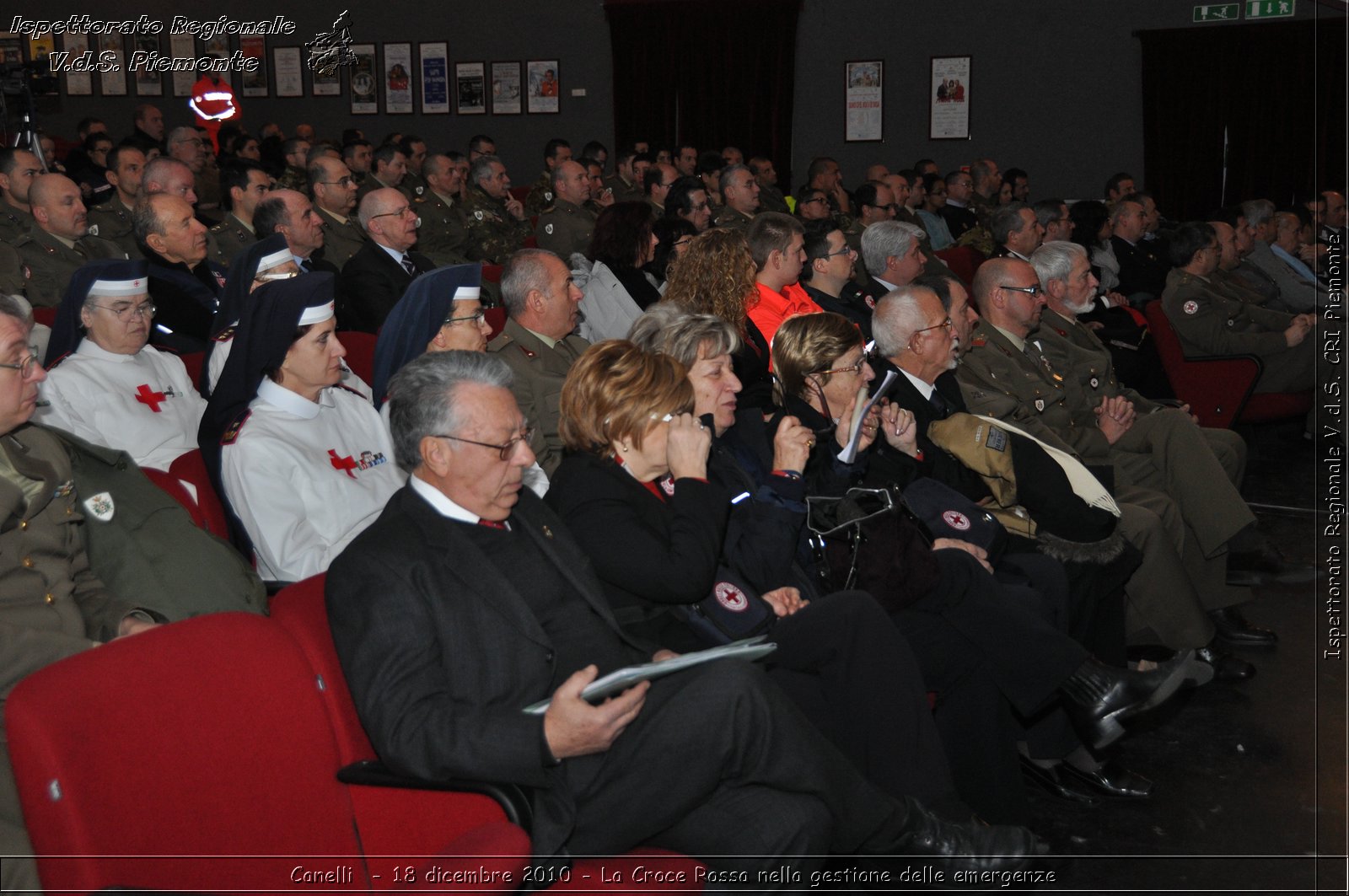 Canelli  - 18 dicembre 2010 - La Croce Rossa nella gestione delle emergenze -  Croce Rossa Italiana - Ispettorato Regionale Volontari del Soccorso Piemonte