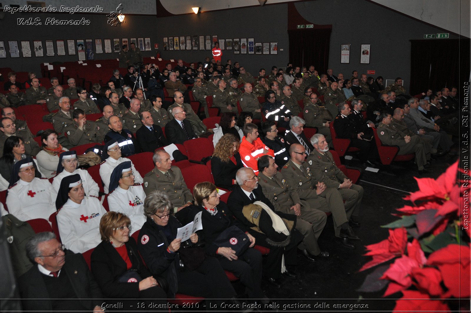 Canelli  - 18 dicembre 2010 - La Croce Rossa nella gestione delle emergenze -  Croce Rossa Italiana - Ispettorato Regionale Volontari del Soccorso Piemonte