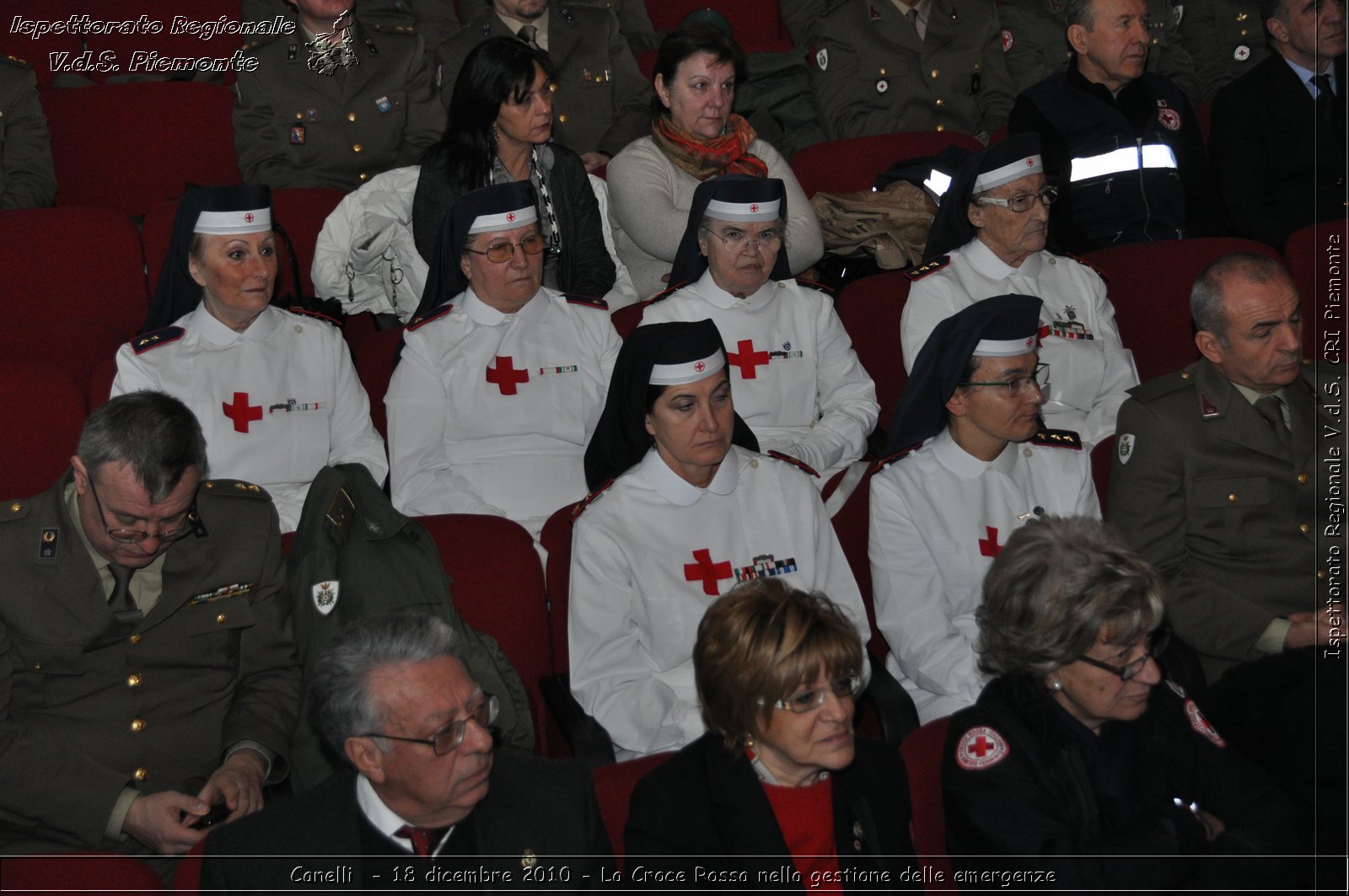 Canelli  - 18 dicembre 2010 - La Croce Rossa nella gestione delle emergenze -  Croce Rossa Italiana - Ispettorato Regionale Volontari del Soccorso Piemonte