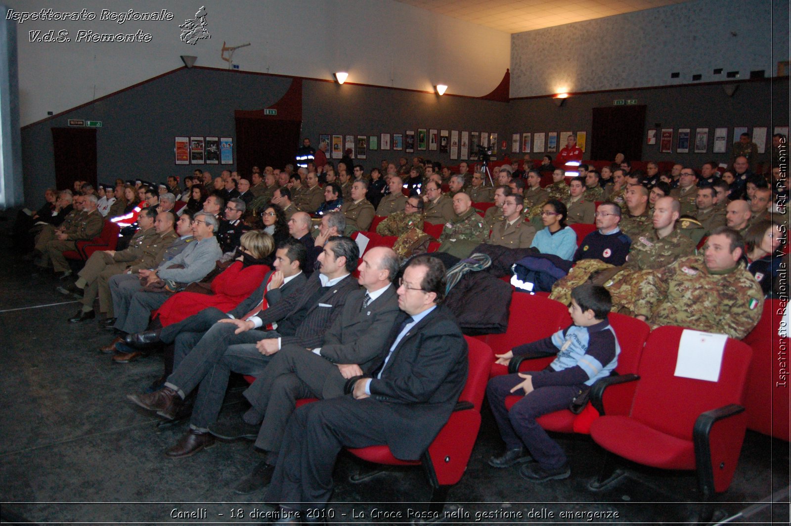 Canelli  - 18 dicembre 2010 - La Croce Rossa nella gestione delle emergenze -  Croce Rossa Italiana - Ispettorato Regionale Volontari del Soccorso Piemonte