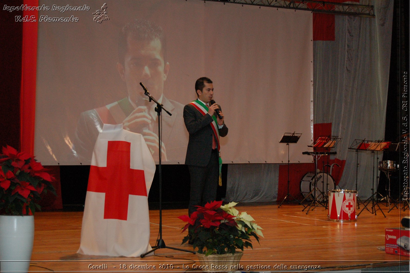 Canelli  - 18 dicembre 2010 - La Croce Rossa nella gestione delle emergenze -  Croce Rossa Italiana - Ispettorato Regionale Volontari del Soccorso Piemonte