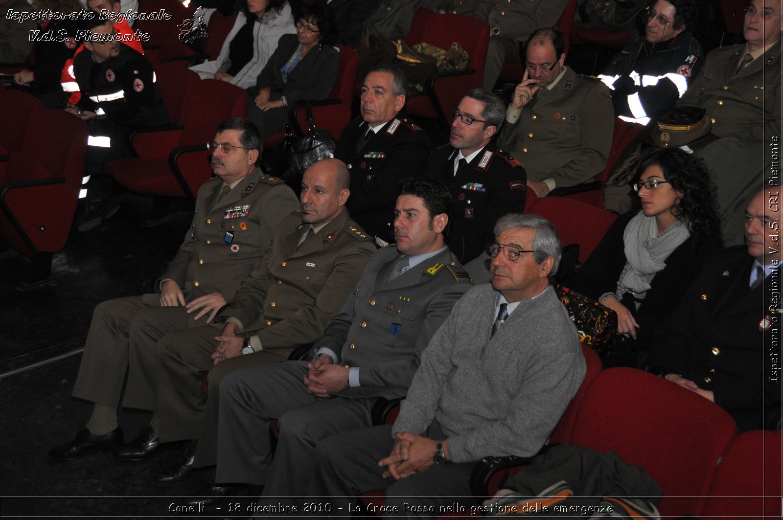 Canelli  - 18 dicembre 2010 - La Croce Rossa nella gestione delle emergenze -  Croce Rossa Italiana - Ispettorato Regionale Volontari del Soccorso Piemonte