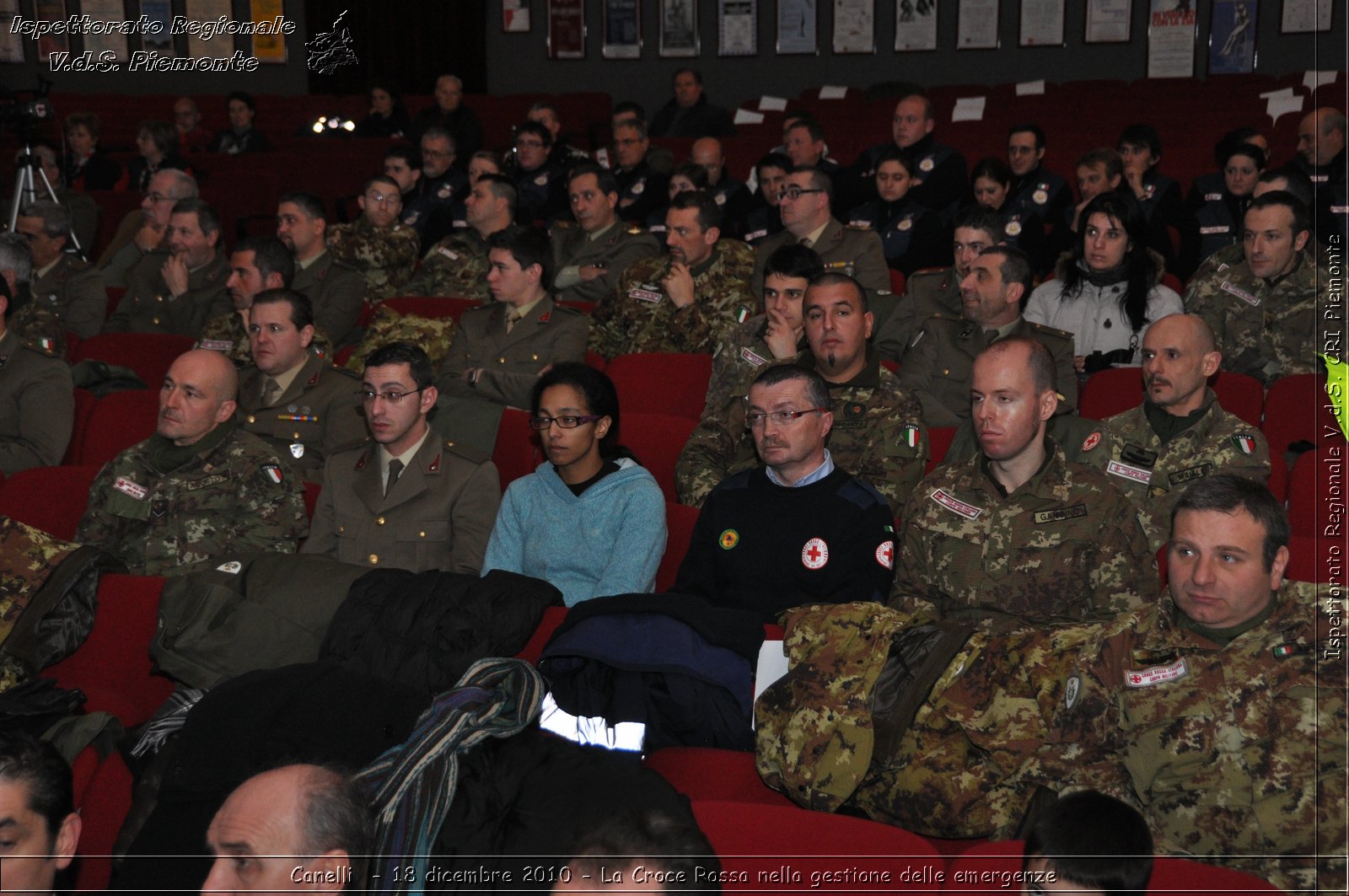 Canelli  - 18 dicembre 2010 - La Croce Rossa nella gestione delle emergenze -  Croce Rossa Italiana - Ispettorato Regionale Volontari del Soccorso Piemonte