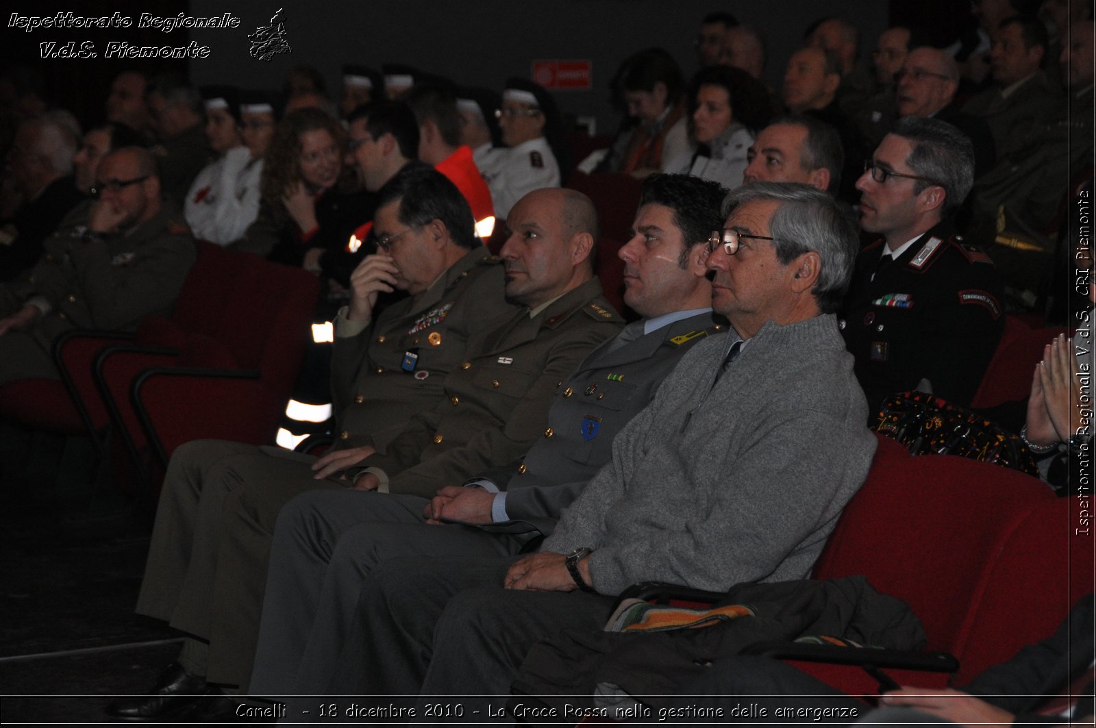 Canelli  - 18 dicembre 2010 - La Croce Rossa nella gestione delle emergenze -  Croce Rossa Italiana - Ispettorato Regionale Volontari del Soccorso Piemonte