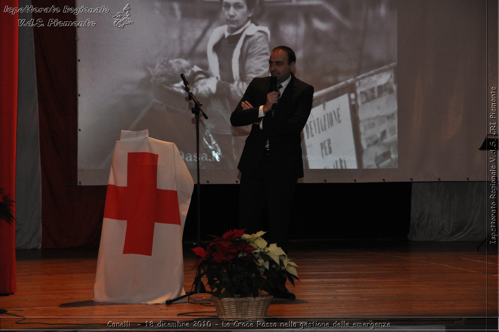 Canelli  - 18 dicembre 2010 - La Croce Rossa nella gestione delle emergenze -  Croce Rossa Italiana - Ispettorato Regionale Volontari del Soccorso Piemonte