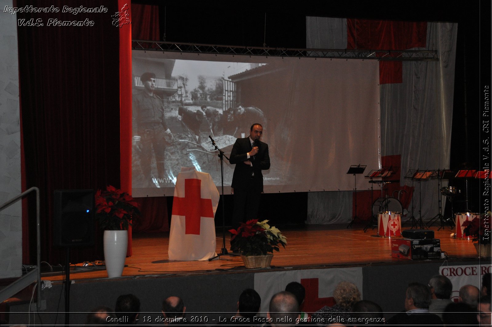 Canelli  - 18 dicembre 2010 - La Croce Rossa nella gestione delle emergenze -  Croce Rossa Italiana - Ispettorato Regionale Volontari del Soccorso Piemonte