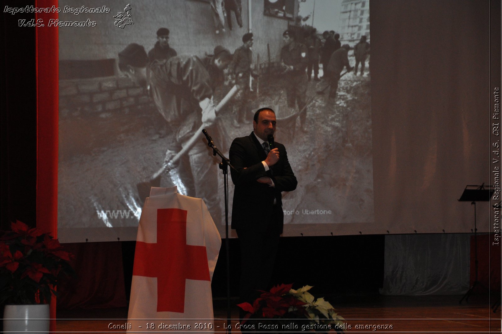 Canelli  - 18 dicembre 2010 - La Croce Rossa nella gestione delle emergenze -  Croce Rossa Italiana - Ispettorato Regionale Volontari del Soccorso Piemonte