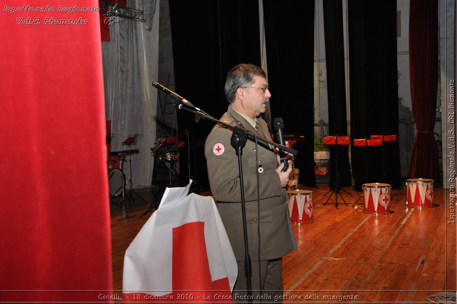 Canelli  - 18 dicembre 2010 - La Croce Rossa nella gestione delle emergenze -  Croce Rossa Italiana - Ispettorato Regionale Volontari del Soccorso Piemonte