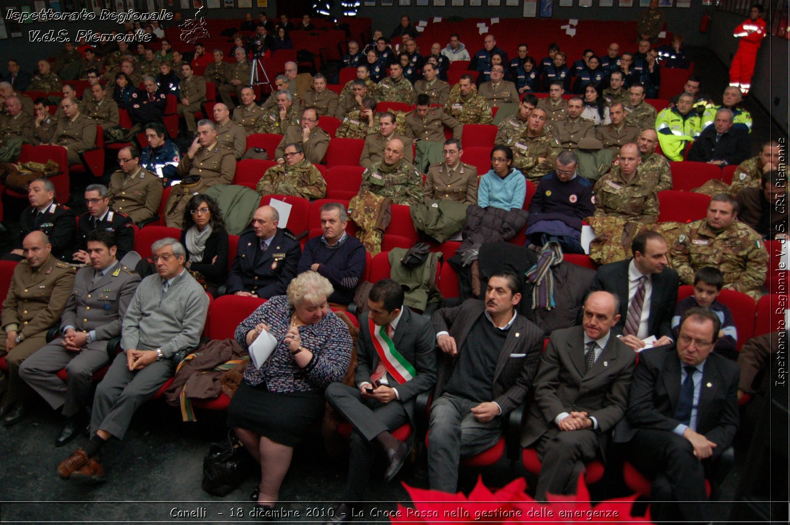 Canelli  - 18 dicembre 2010 - La Croce Rossa nella gestione delle emergenze -  Croce Rossa Italiana - Ispettorato Regionale Volontari del Soccorso Piemonte