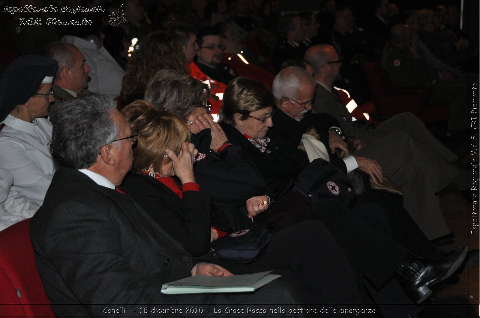 Canelli  - 18 dicembre 2010 - La Croce Rossa nella gestione delle emergenze -  Croce Rossa Italiana - Ispettorato Regionale Volontari del Soccorso Piemonte