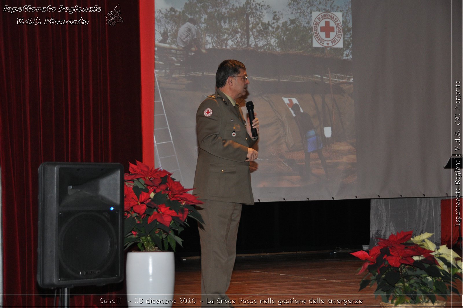 Canelli  - 18 dicembre 2010 - La Croce Rossa nella gestione delle emergenze -  Croce Rossa Italiana - Ispettorato Regionale Volontari del Soccorso Piemonte