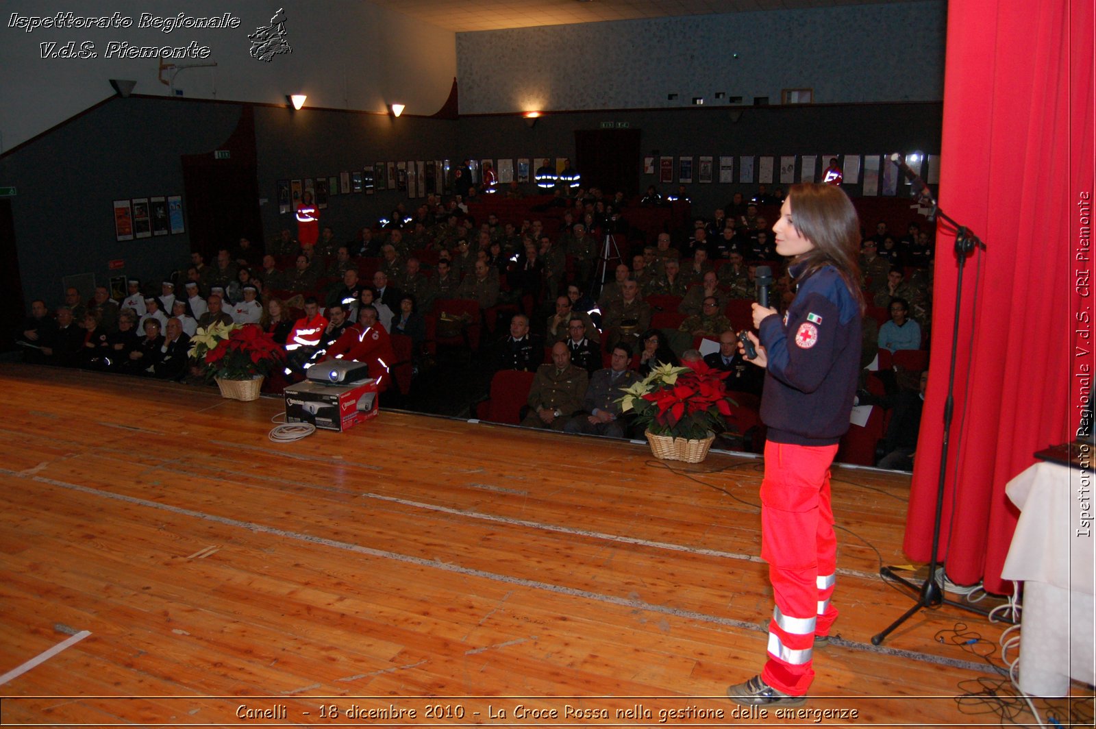 Canelli  - 18 dicembre 2010 - La Croce Rossa nella gestione delle emergenze -  Croce Rossa Italiana - Ispettorato Regionale Volontari del Soccorso Piemonte