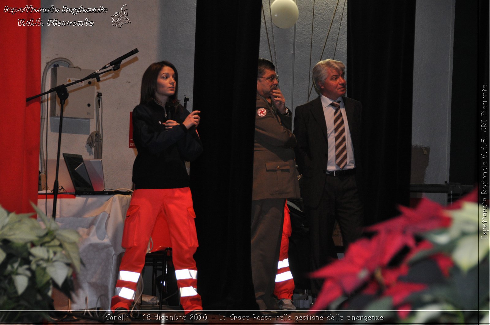 Canelli  - 18 dicembre 2010 - La Croce Rossa nella gestione delle emergenze -  Croce Rossa Italiana - Ispettorato Regionale Volontari del Soccorso Piemonte