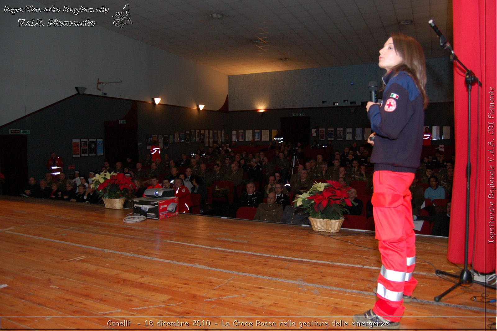 Canelli  - 18 dicembre 2010 - La Croce Rossa nella gestione delle emergenze -  Croce Rossa Italiana - Ispettorato Regionale Volontari del Soccorso Piemonte