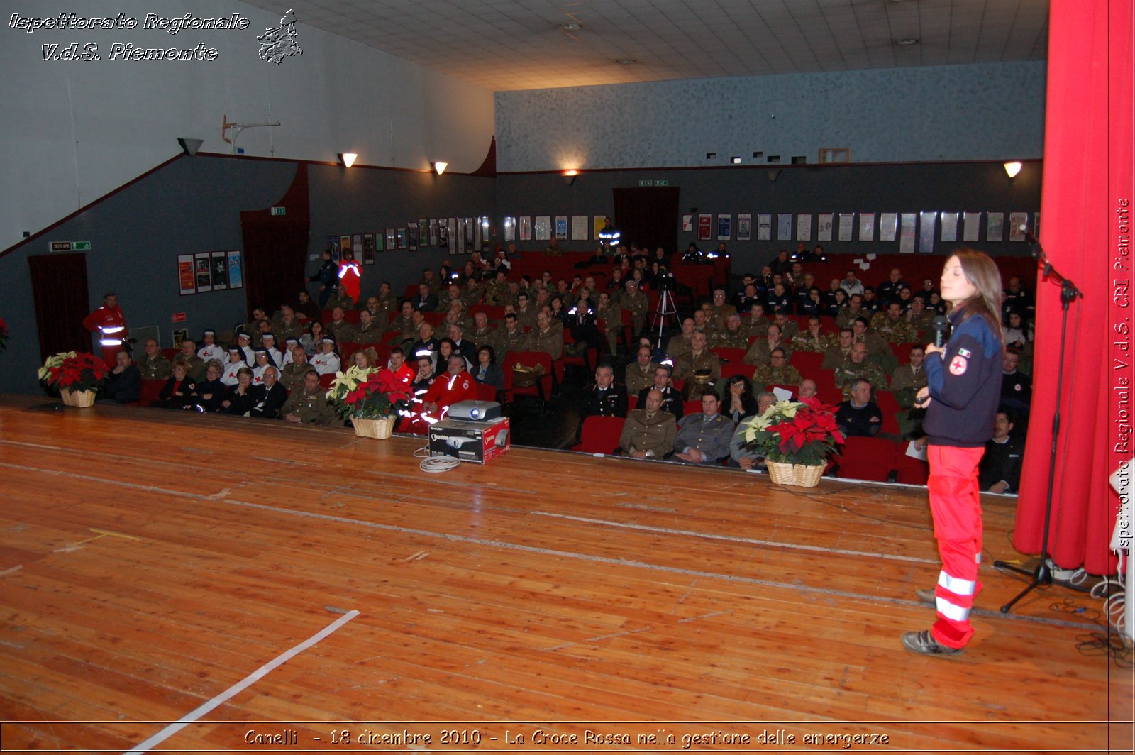 Canelli  - 18 dicembre 2010 - La Croce Rossa nella gestione delle emergenze -  Croce Rossa Italiana - Ispettorato Regionale Volontari del Soccorso Piemonte