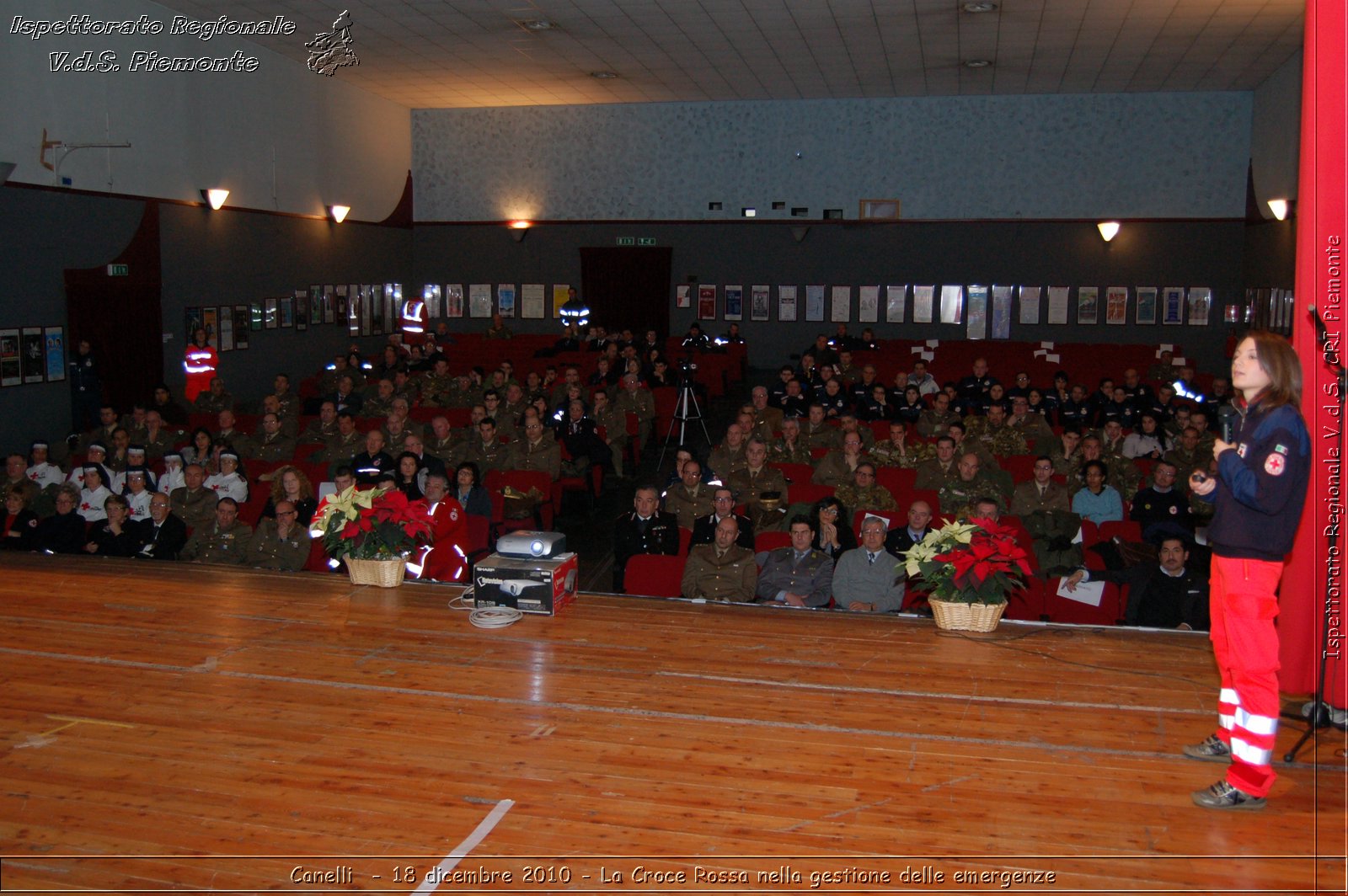 Canelli  - 18 dicembre 2010 - La Croce Rossa nella gestione delle emergenze -  Croce Rossa Italiana - Ispettorato Regionale Volontari del Soccorso Piemonte