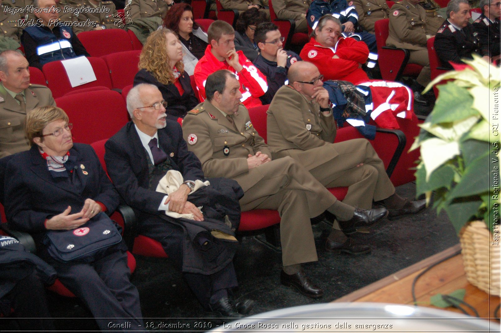 Canelli  - 18 dicembre 2010 - La Croce Rossa nella gestione delle emergenze -  Croce Rossa Italiana - Ispettorato Regionale Volontari del Soccorso Piemonte