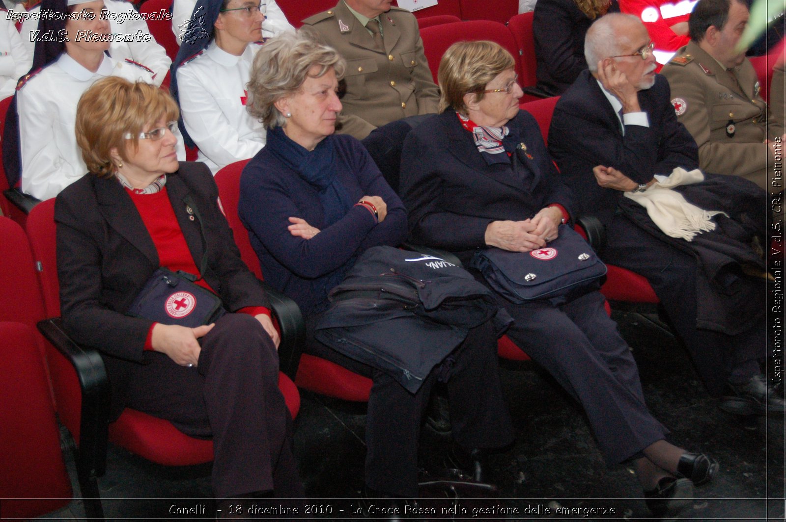 Canelli  - 18 dicembre 2010 - La Croce Rossa nella gestione delle emergenze -  Croce Rossa Italiana - Ispettorato Regionale Volontari del Soccorso Piemonte