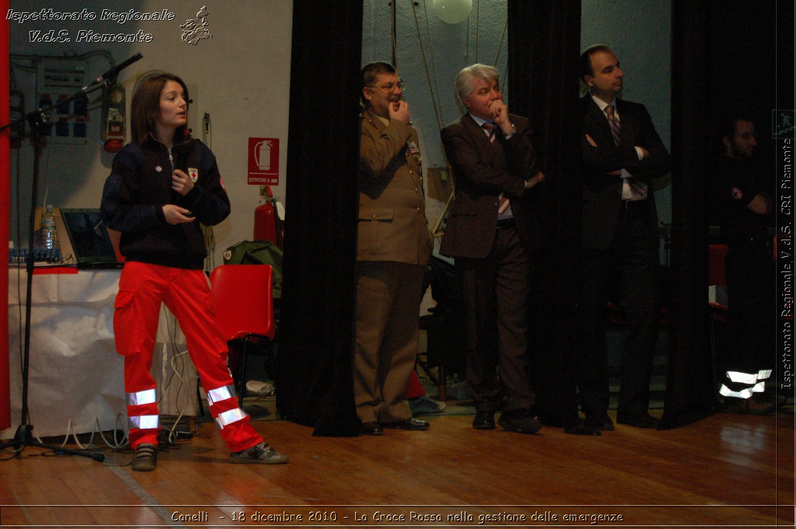 Canelli  - 18 dicembre 2010 - La Croce Rossa nella gestione delle emergenze -  Croce Rossa Italiana - Ispettorato Regionale Volontari del Soccorso Piemonte