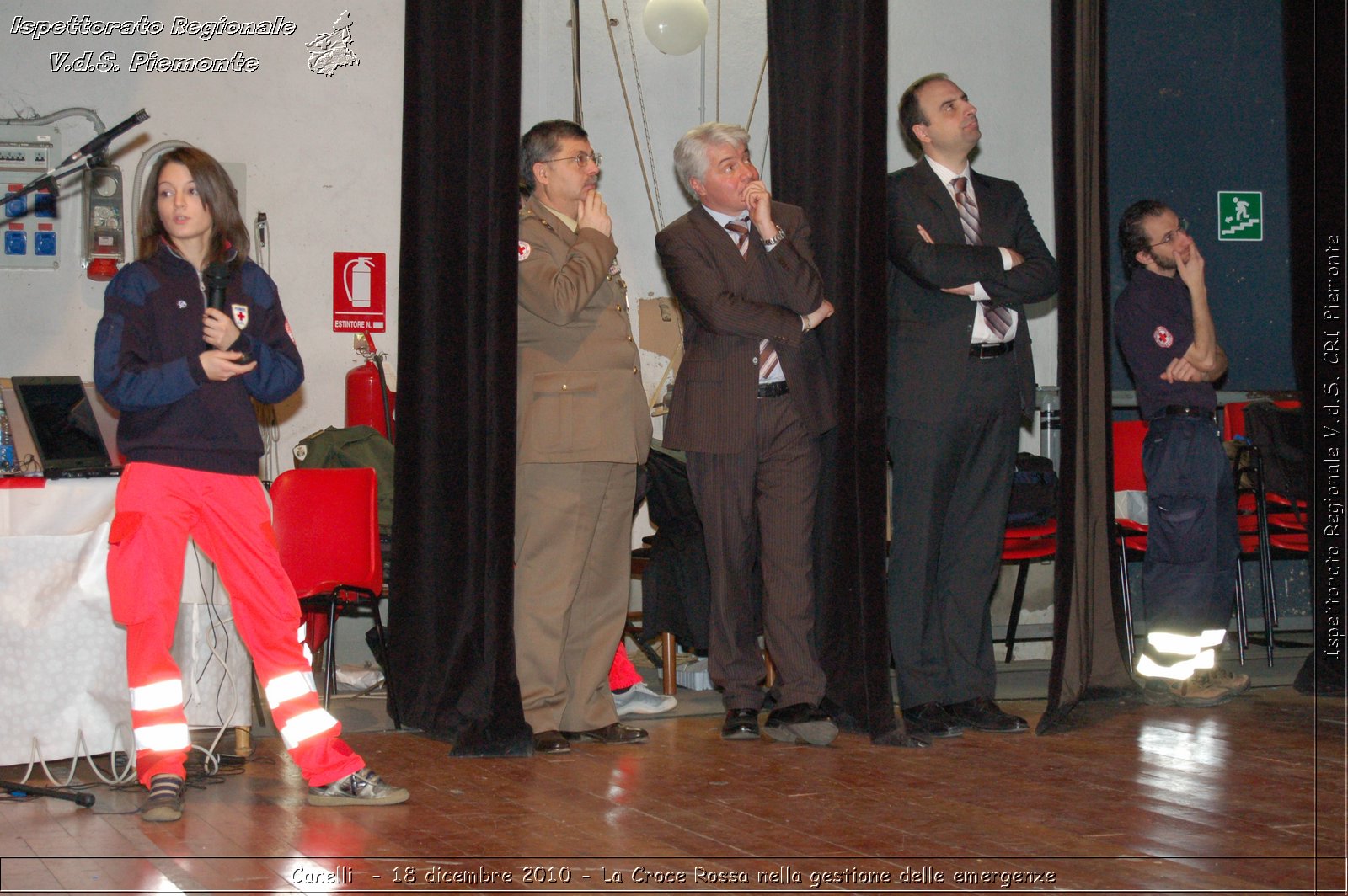 Canelli  - 18 dicembre 2010 - La Croce Rossa nella gestione delle emergenze -  Croce Rossa Italiana - Ispettorato Regionale Volontari del Soccorso Piemonte